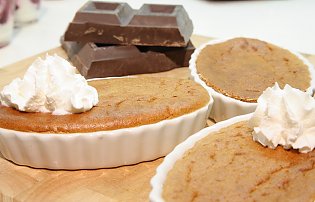 Schoko- Kastanien- Soufflè